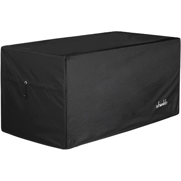 Deck Box Cover- Heavy Duty 600D Polyester Oxford Deck Box Cover to Protect Box - Picture 1 of 6